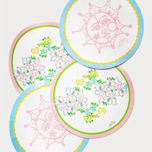 Lilly Pulitzer 4 Wipeable Placemat, in Multi Lilly Garden NWT